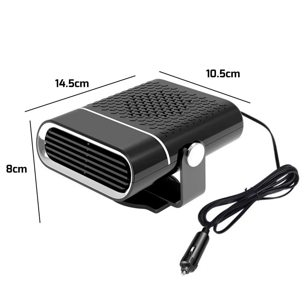 12/24V 120W/200W Car Heater 180 Degree Adjustmen 2 in 1 Electric Heater Cooling Fan Air Purifier Windscreen Defogging Defrost
