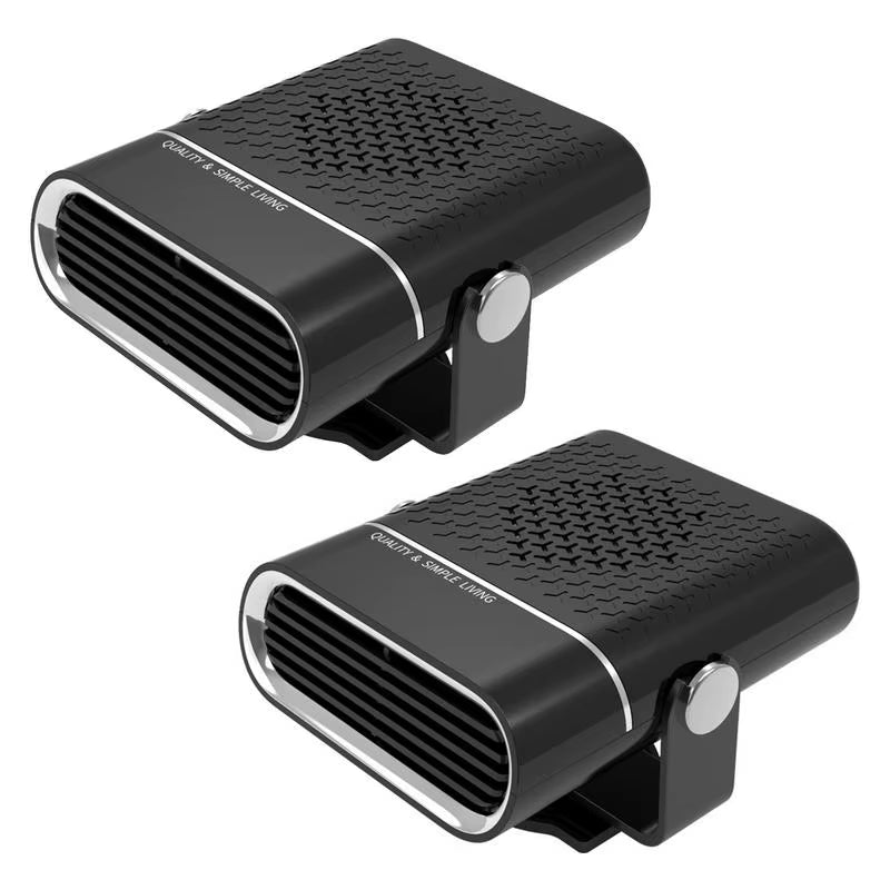 12/24V 120W/200W Car Heater 180 Degree Adjustmen 2 in 1 Electric Heater Cooling Fan Air Purifier Windscreen Defogging Defrost