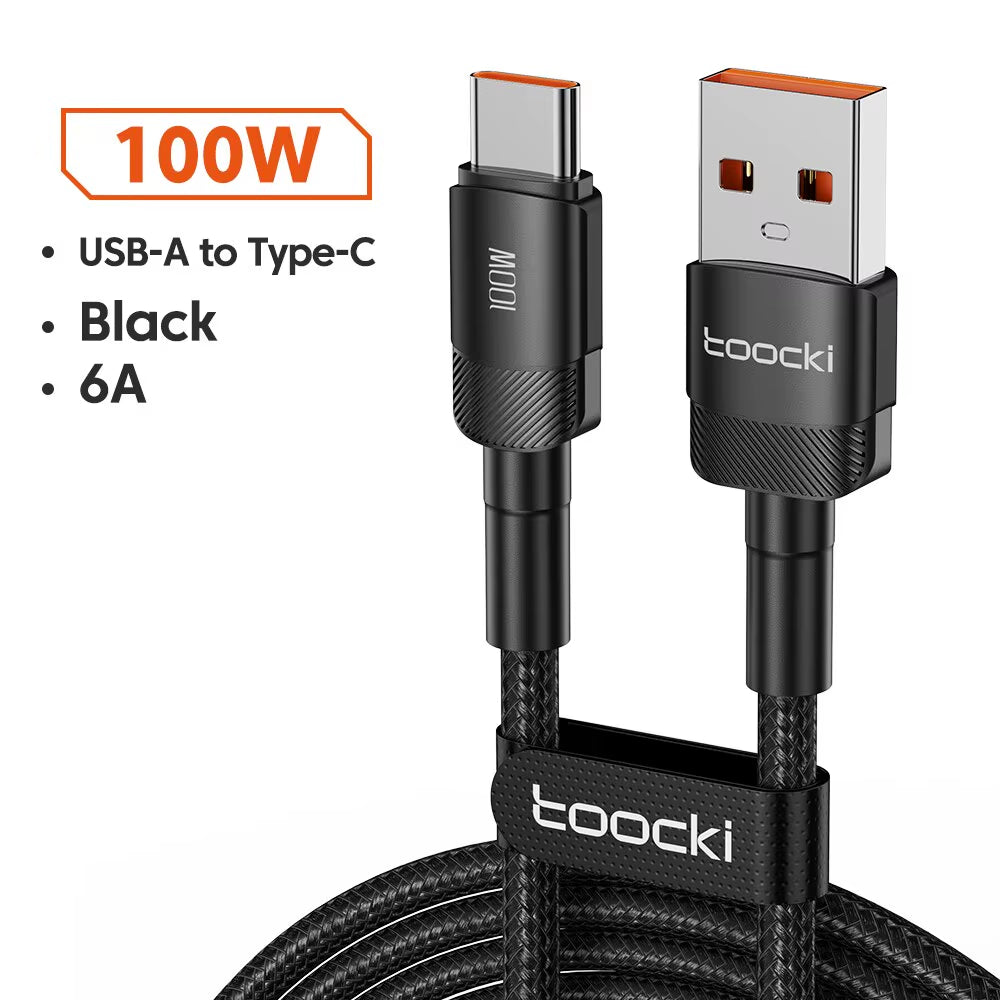 USB Type C Cable Fast Charging USB C Charger Cord for Iphone 15 14 13 12 11 Huawei P40 P30 Realme Oppo Oneplus Power Bank