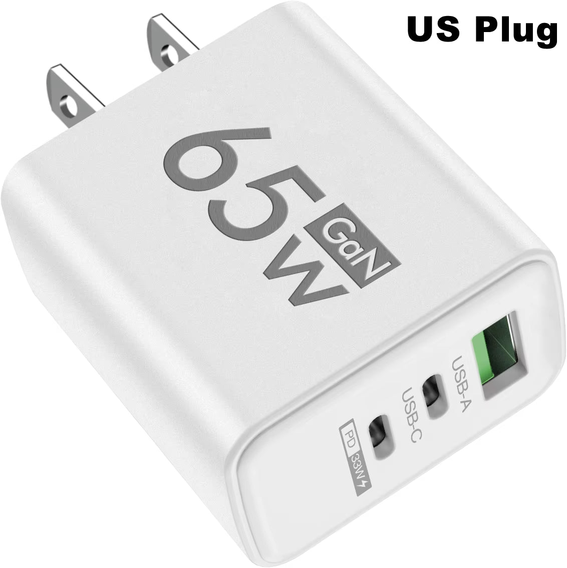 3 Ports Quick Charge USB Charger PD Type C Fast Charging Adapter Wall EU US KR Plug Charger for Iphone 16 Xiaomi Samsung Huawei